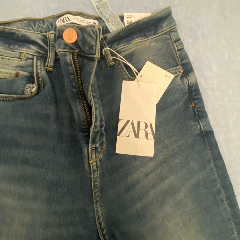 Zara high rise skinny Womens jeans